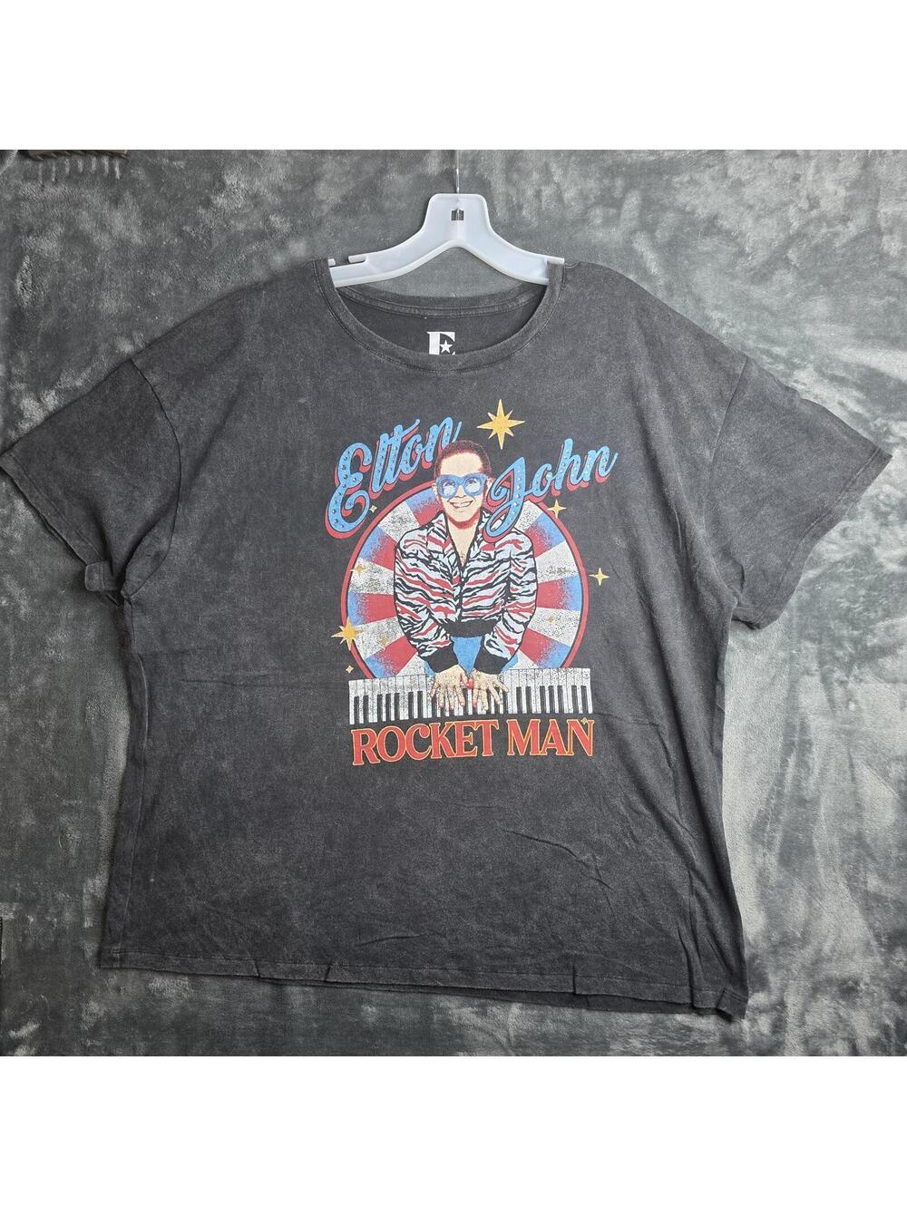Elton John Rocket Man T-Shirt Sz XXL